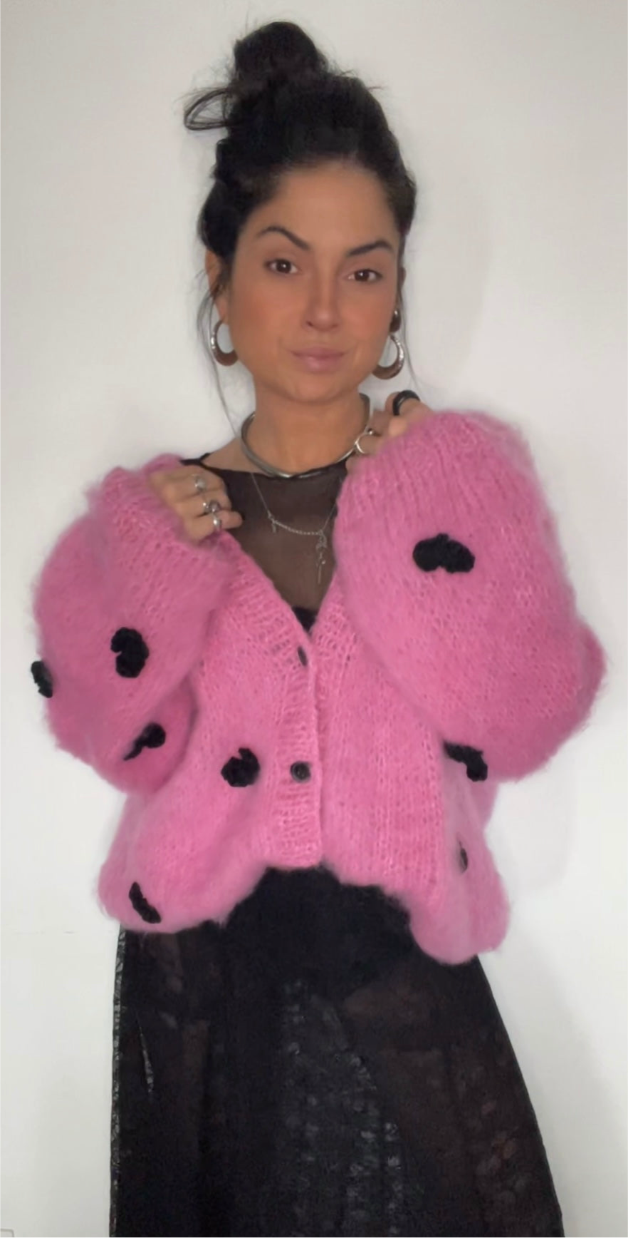 a. Cardigan cuoricini