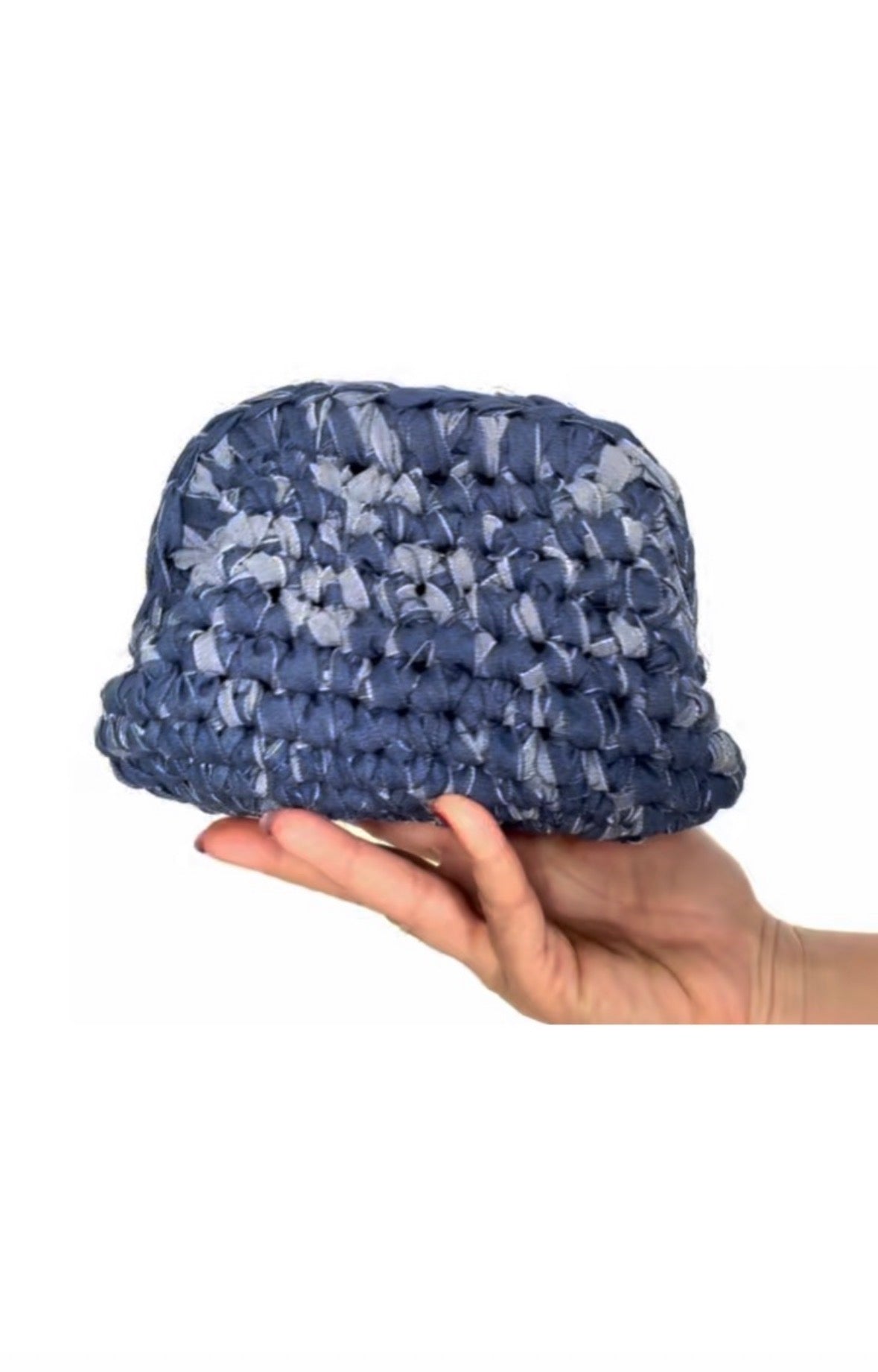 Mini clutch in jeans