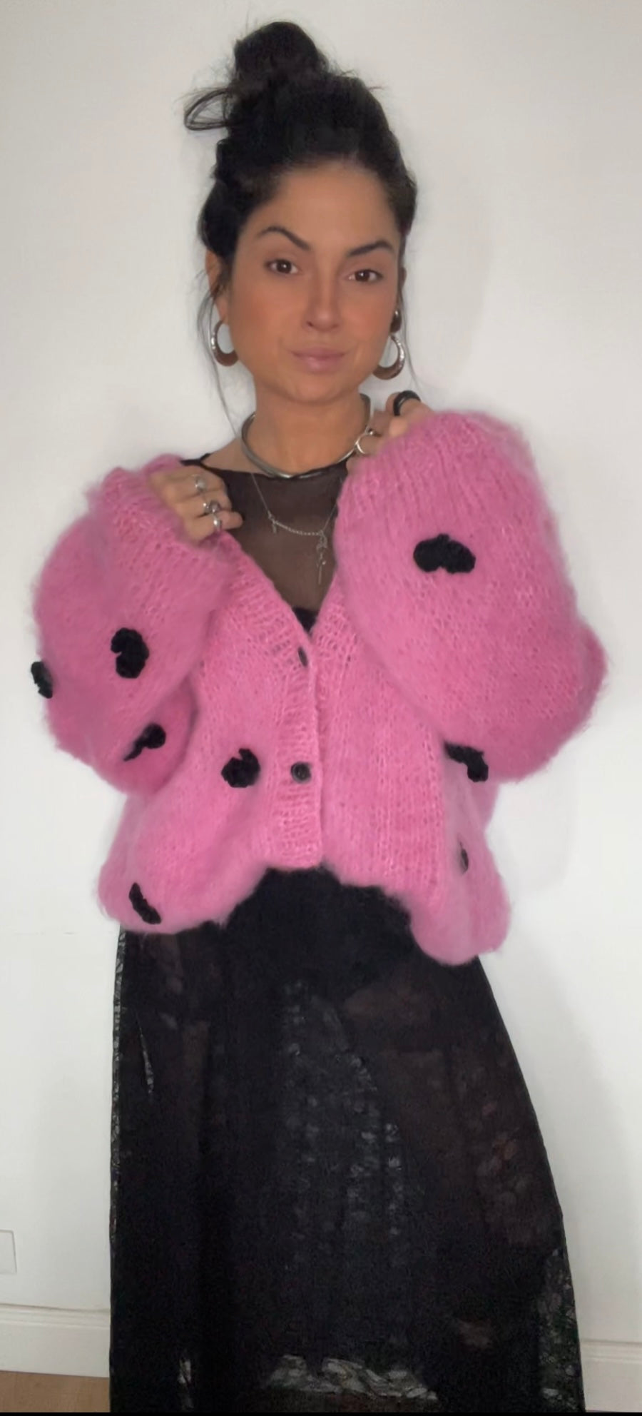 Cardigan cuoricini