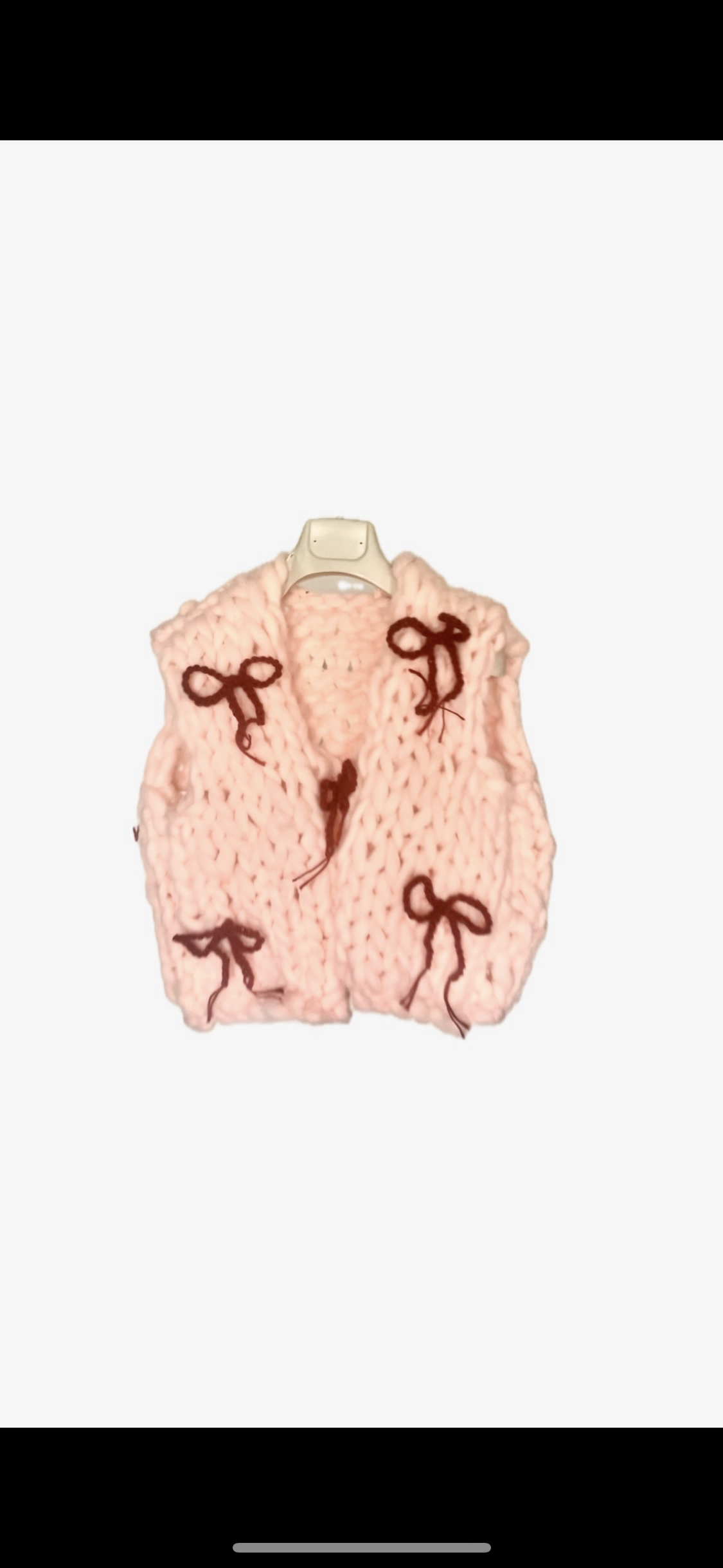 Chunky vest coquette