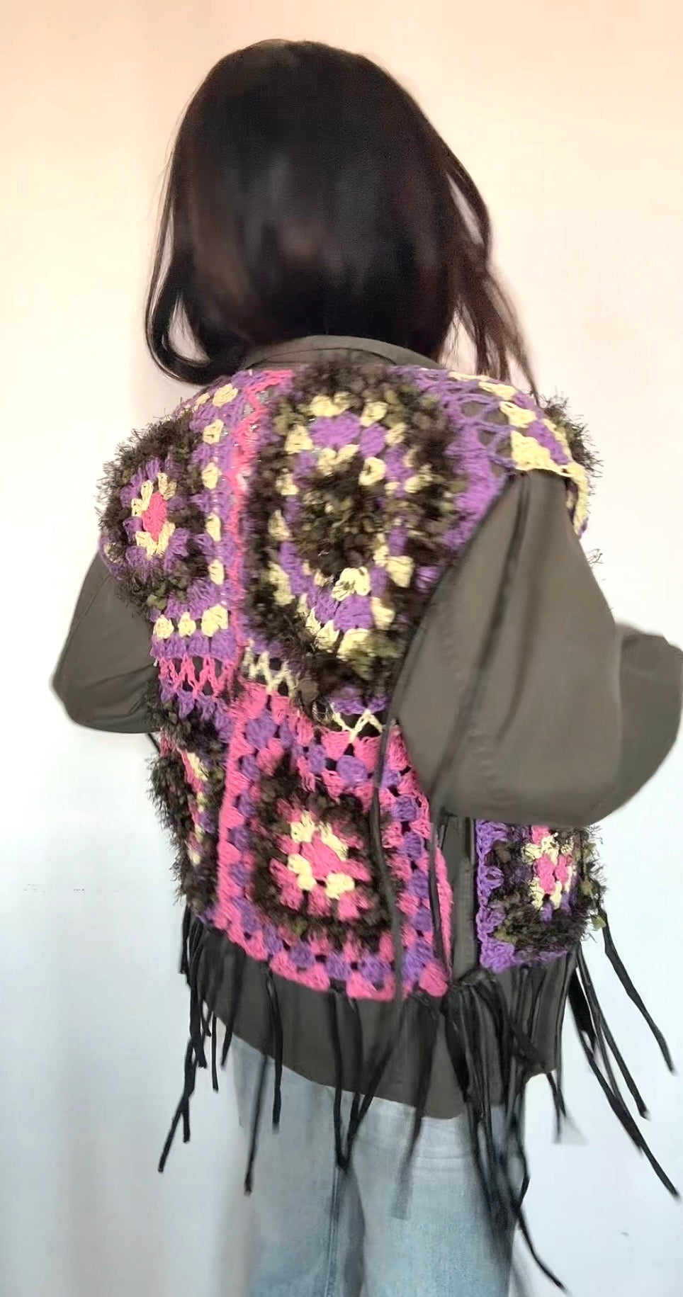 Granny square vest