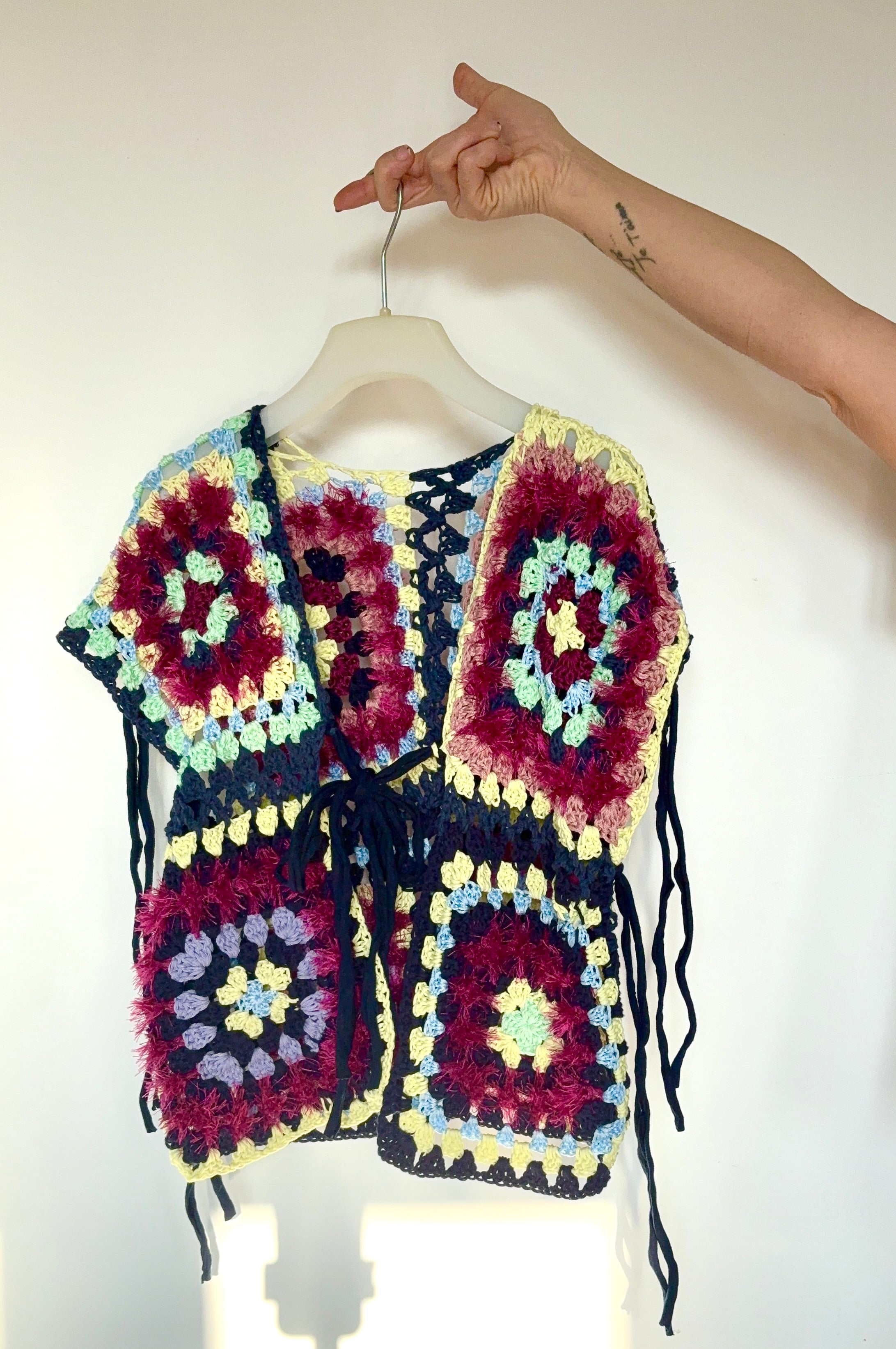 Granny square vest