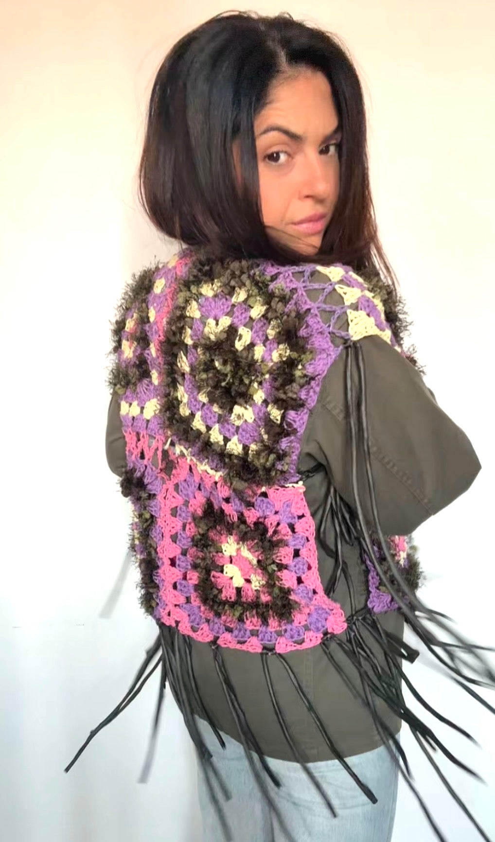 Granny square vest