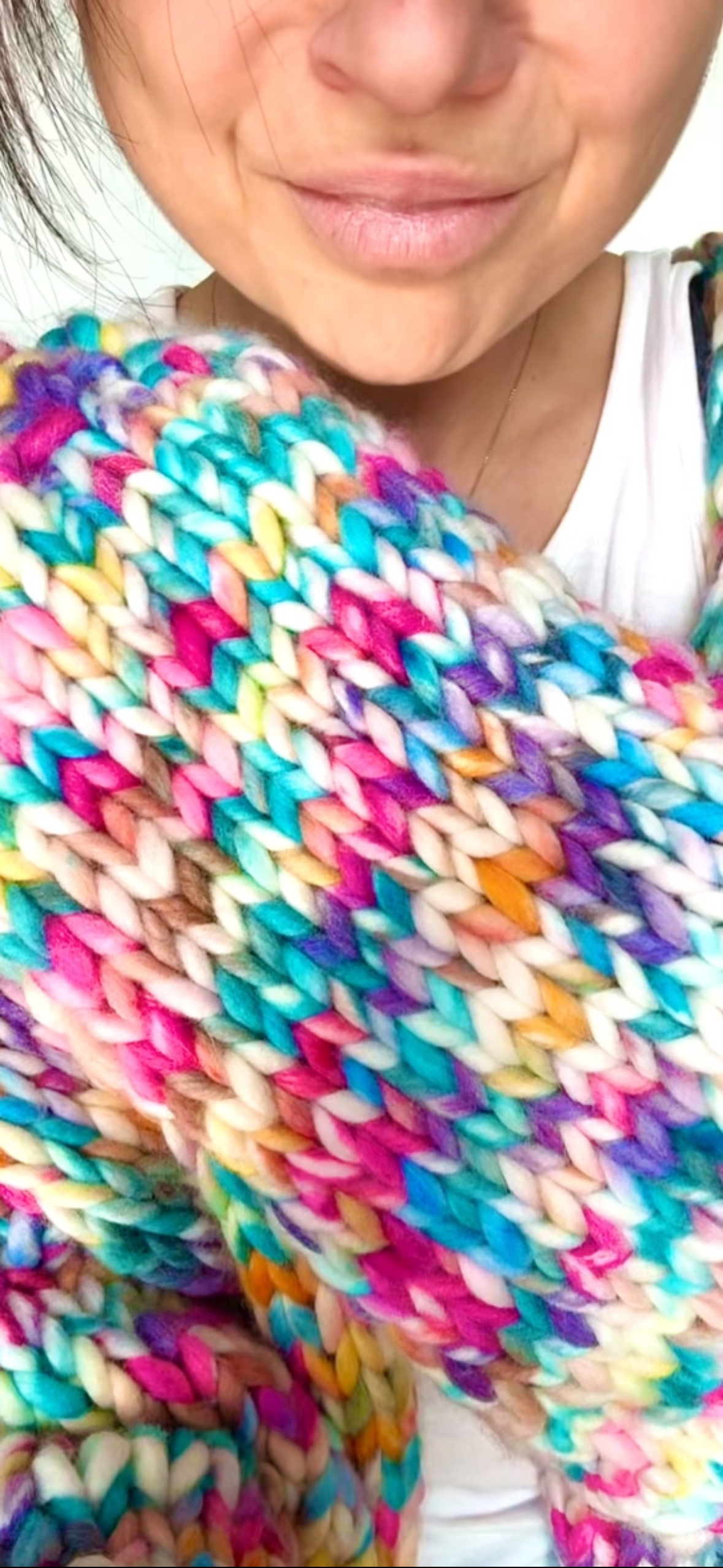 Maxi cardigan multicolor