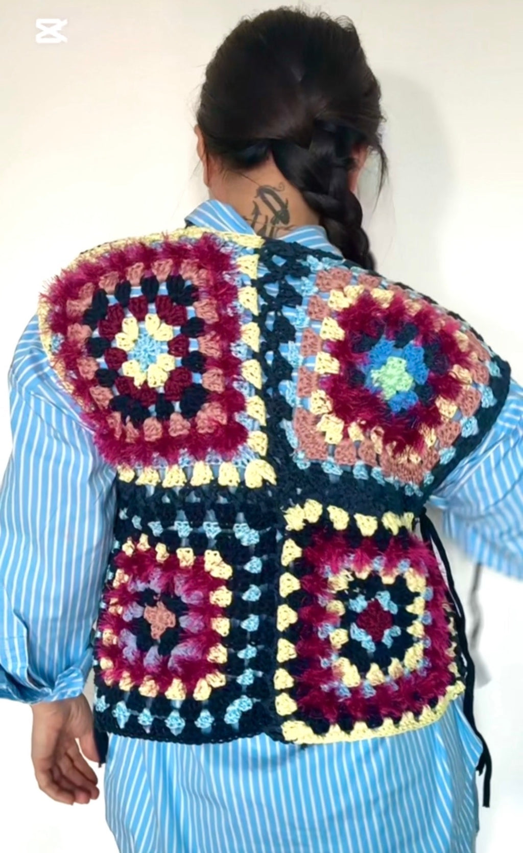 Granny square vest