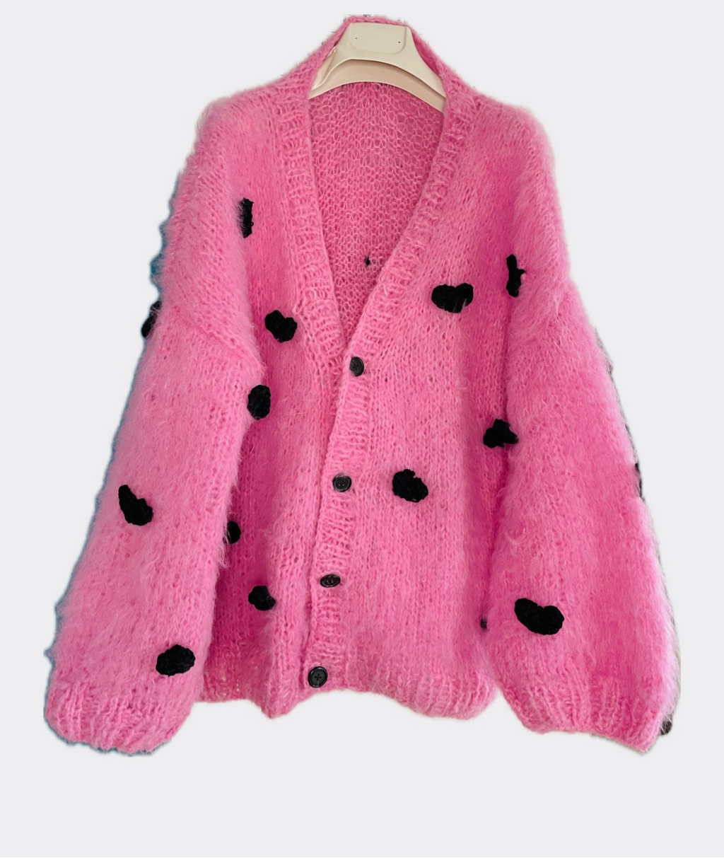 a. Cardigan cuoricini