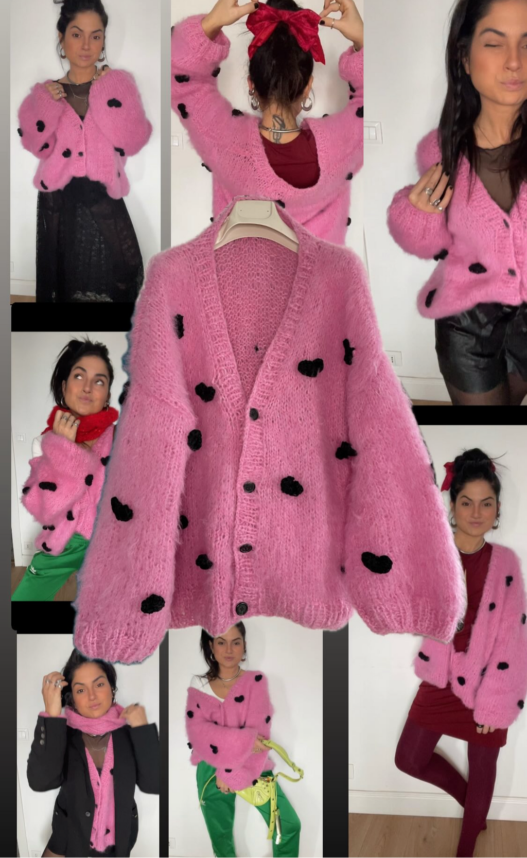 a. Cardigan cuoricini