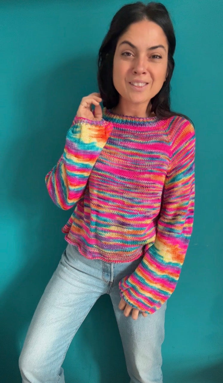 pattern maglione topdown "TRIP"