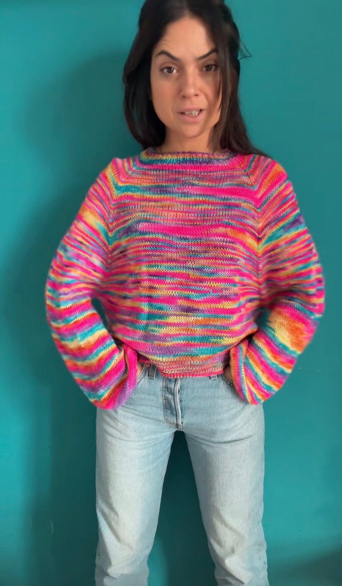 pattern maglione topdown "TRIP"