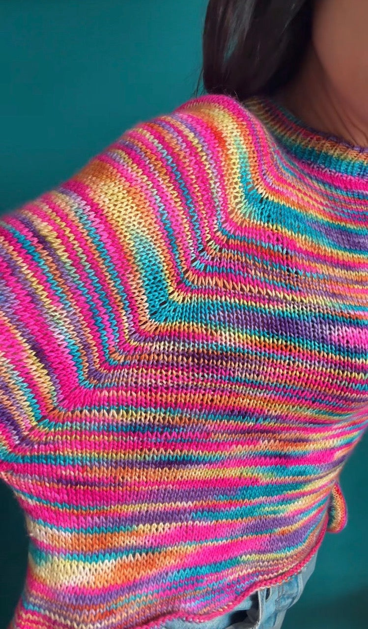 pattern maglione topdown "TRIP"